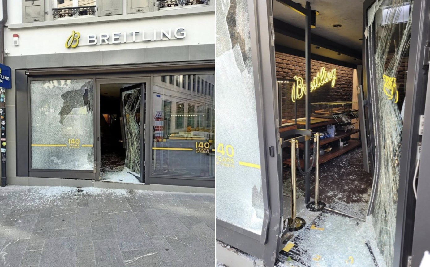 Breitling boutique robbery in Basel