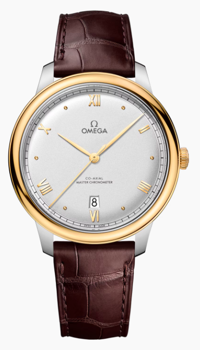 Годинник Omega - DE VILLE PRESTIGE 40 MM, STAHL ‑ GELBGOLD MIT LEDERARMBAND - 434.23.40.20.02.002, фото 1