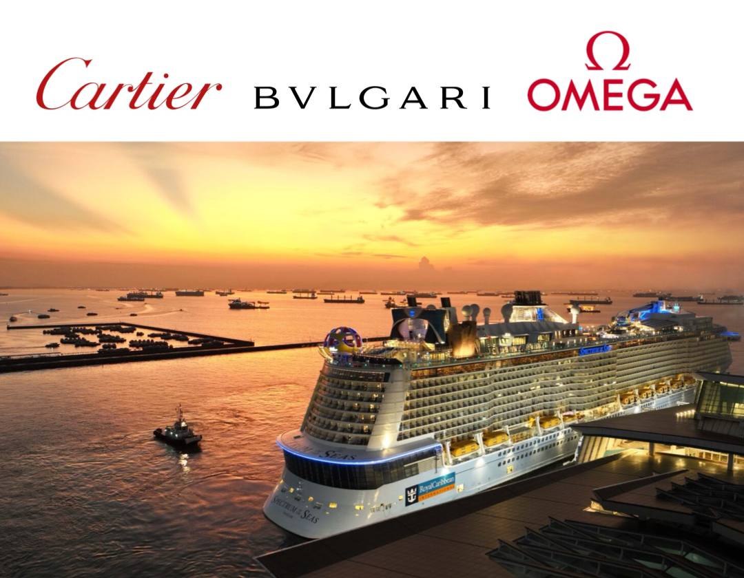 Omega, Bulgari, and Cartier are opening boutiques on Spectrum of the Seas