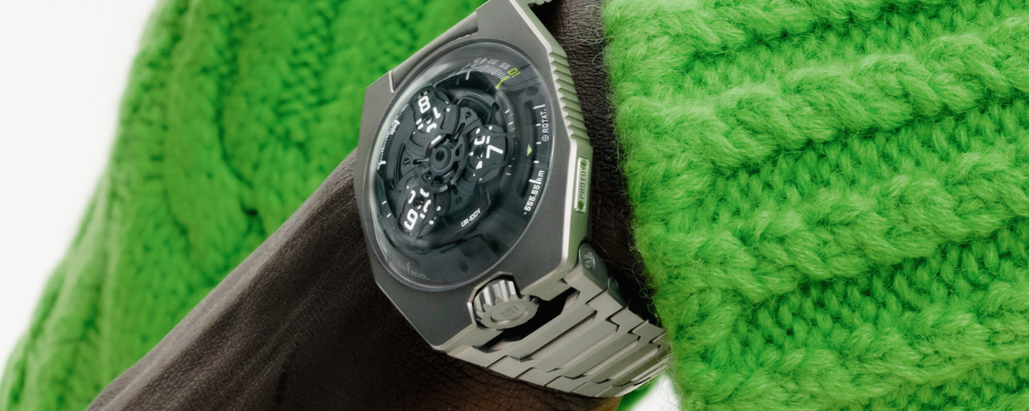 Urwerk UR-100V Magic T Hunter Green 🛸🟢