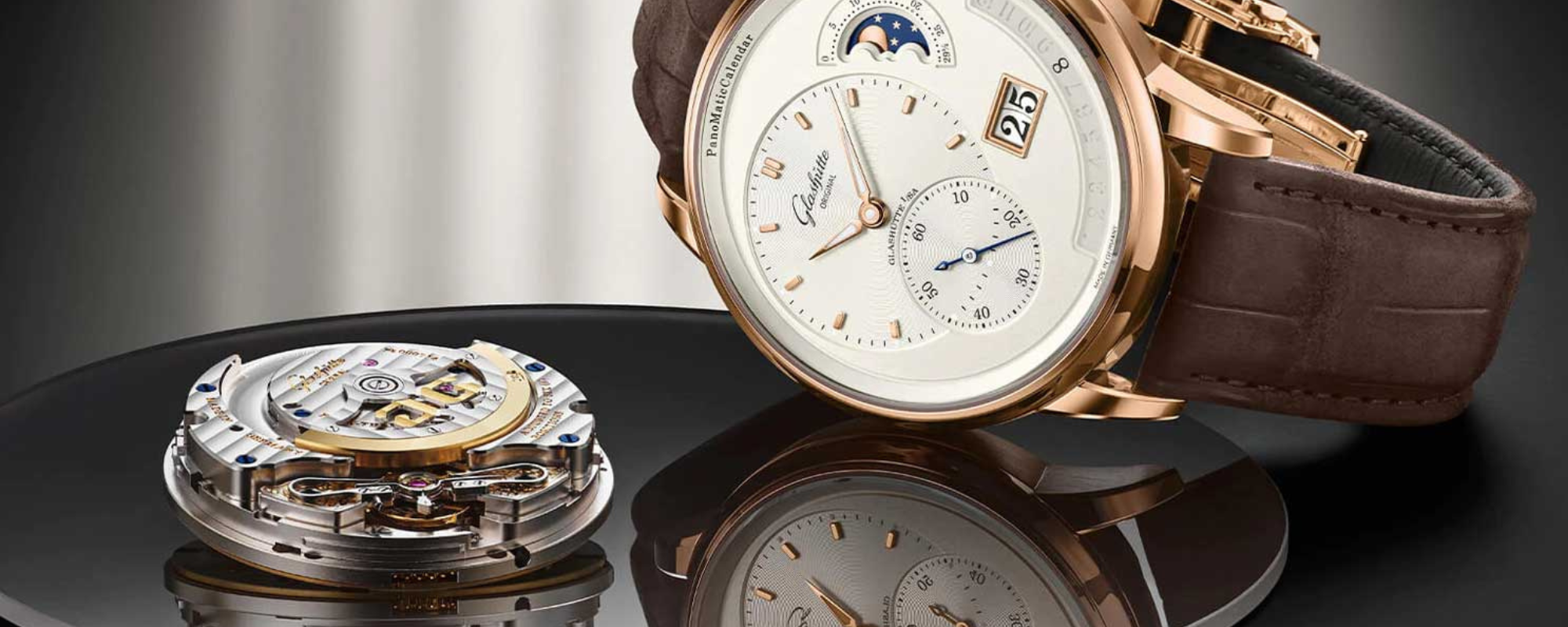 🌅 Glashütte Original PanoMaticCalendar: Ломтик немецкого рассвета