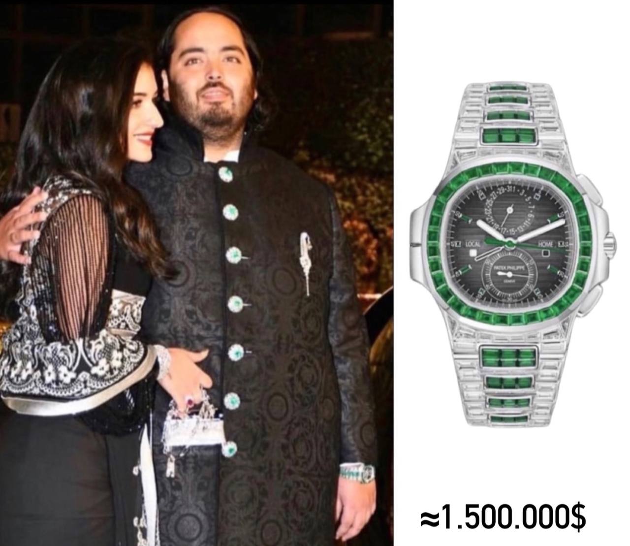 Anant Ambani is a lover of the rarest watches