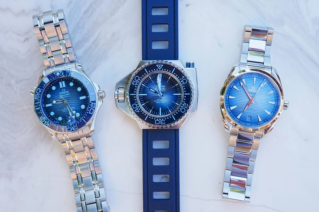 Omega releases 8 "Summer Blue" models for the anniversary of the Seamaster line