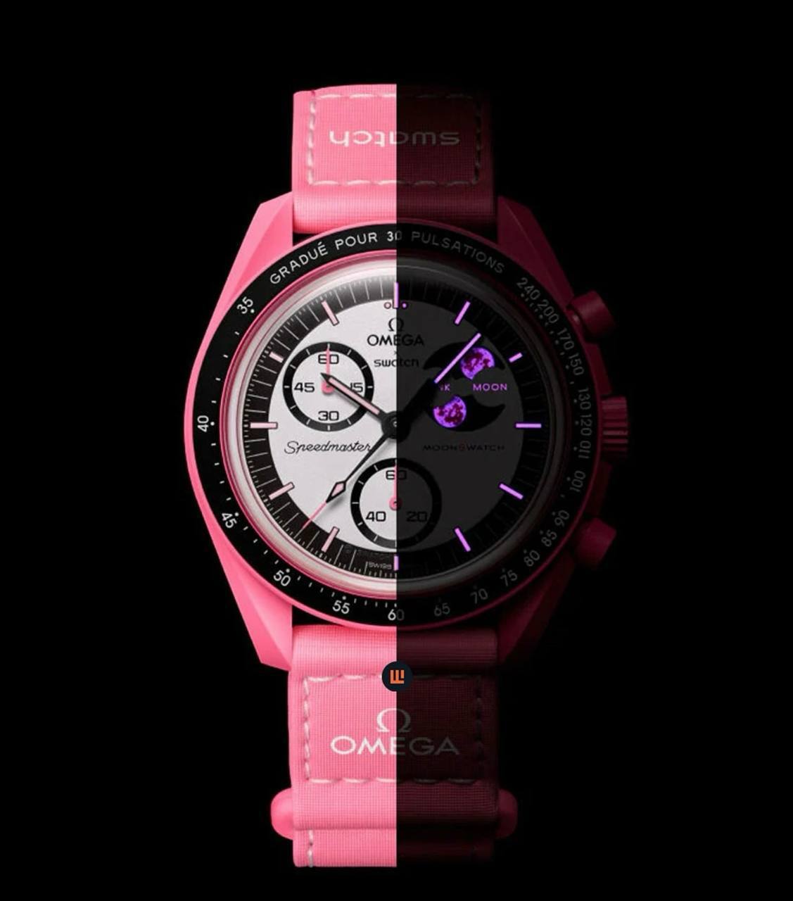 Omega X Swatch - Pink Chronograph, Limited Edition | Chrono 10:10