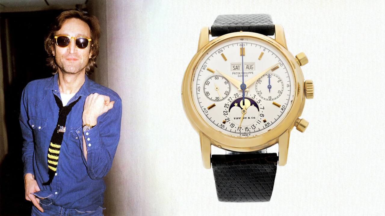 John Lennon s Patek Philippe Watch Watch boutique and thrift shop CHRONO 10 10