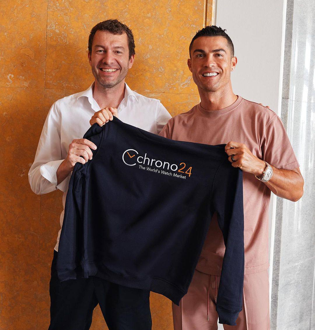 Cristiano Ronaldo becomes a shareholder of Chrono24 😎