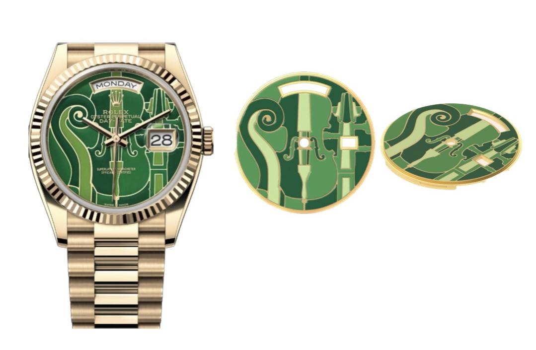 Rolex is preparing to release a new dial for the day-Date model