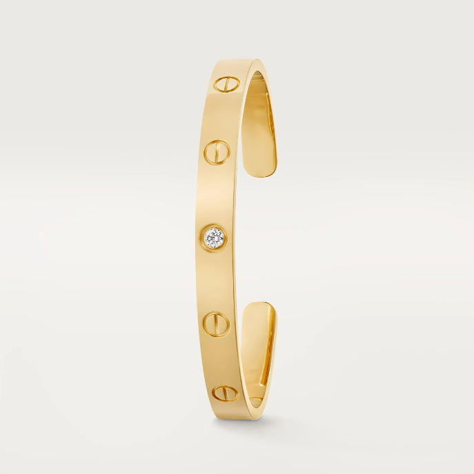 Ювелирное украшение Cartier - LOVE BRACELET, 1 DIAMOND - B6029817, фото 1