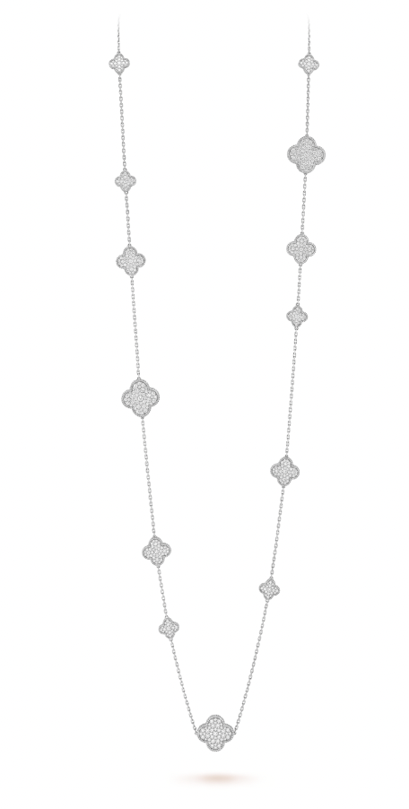 Magic Alhambra long necklace, 16 motifs