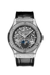 HUBLOT CLASSIC FUSION AEROFUSION MOONPHASE TITANIUM DIAMONDS HUBLOT CLASSIC FUSION AEROFUSION MOONPHASE TITANIUM DIAMONDS