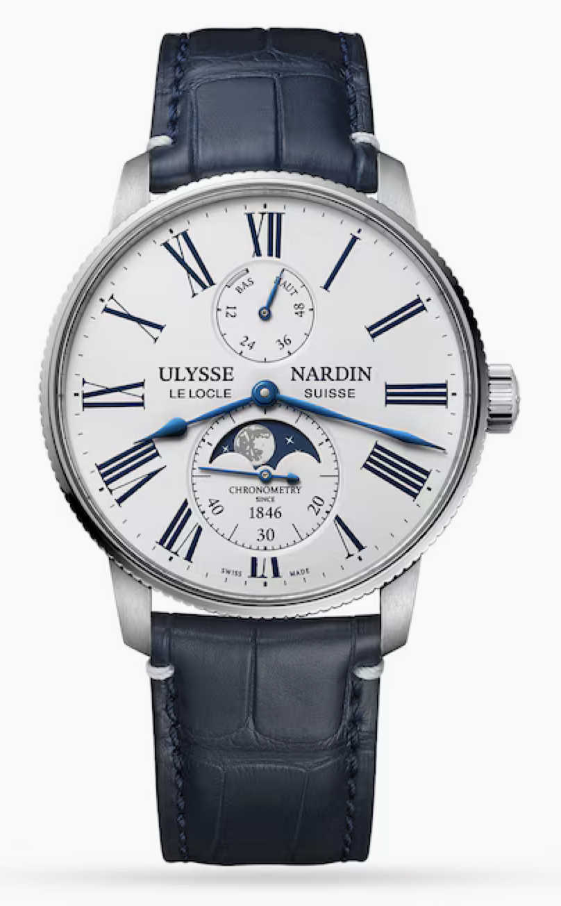 Swiss watches Ulysse Nardin - Ulysse-Nardin MARINE TORPILLEUR MOONPHASE - 1193-310LE-0A-175/1A, photo 1