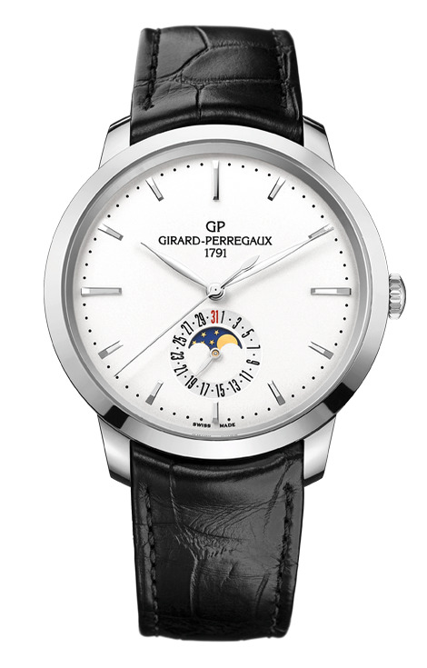 Часы Girard Perregaux - 1966 DATE AND MOON PHASES - 49545-11-131-BB60, фото 1 Часы Girard Perregaux - 1966 DATE AND MOON PHASES - 49545-11-131-BB60, фото 1