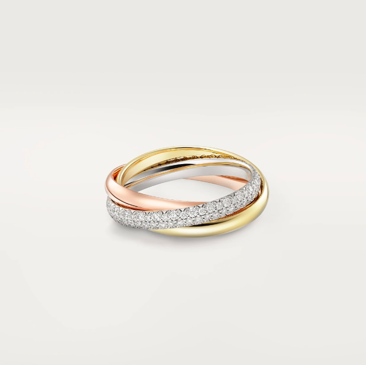 Ювелирное украшение Cartier - TRINITY RING, SMALL MODEL - B4235952, фото 1