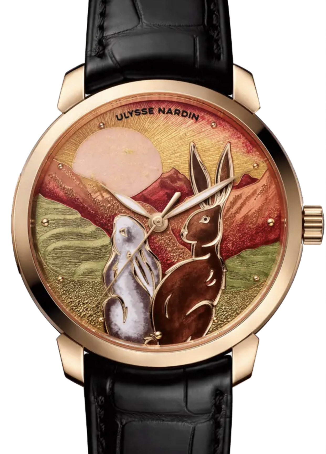 Часы Ulysse Nardin - Ulysse-Nardin CLASSICO RABBIT - 8152-111LE-9E-RABBIT/1A, фото 1