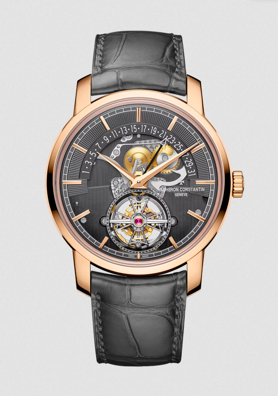 Часы Vacheron Constantin - Vacheron Constantin Traditionnelle tourbillon retrograde date openface - 6010T/000R-B638 , фото 1