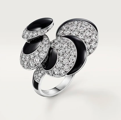 Ювелірна прикраса Cartier - WHITE GOLD, ONYX, DIAMONDS - H4403452, фото 1