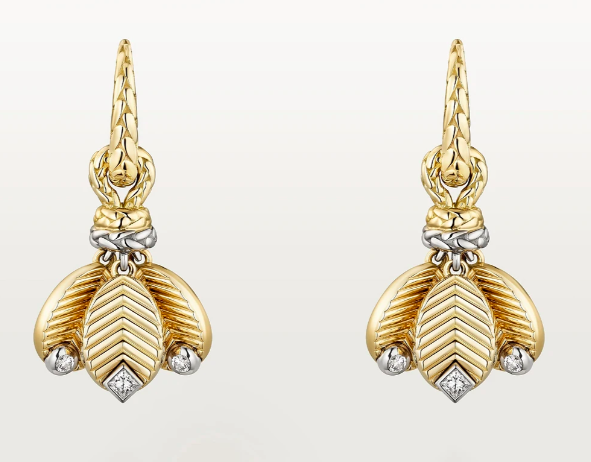 Ювелирное украшение Cartier - GRAIN DE CAFÉ EARRINGS - B8301524, фото 1