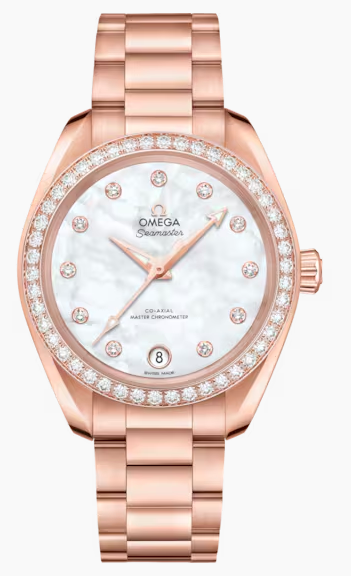 SEAMASTER AQUA TERRA 150 M 34 MM, SEDNA™‑GOLD MIT SEDNA™‑GOLDBAND