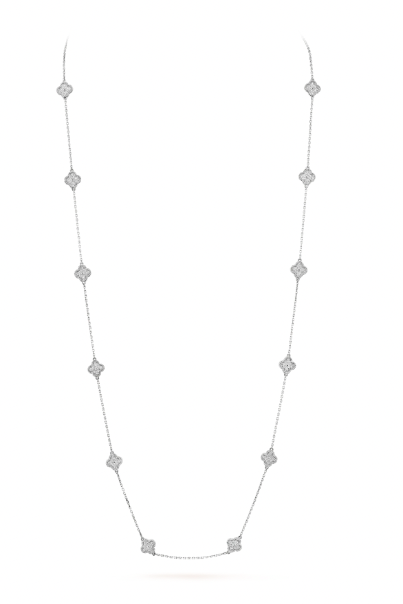 Sweet Alhambra long necklace, 16 motifs