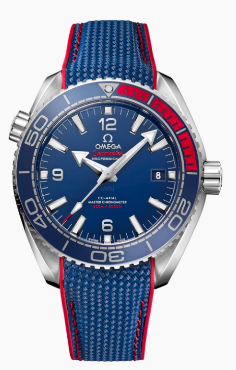 SEAMASTER PLANET OCEAN 600M 43,5 MM, STAHL MIT KAUTSCHUKBAND