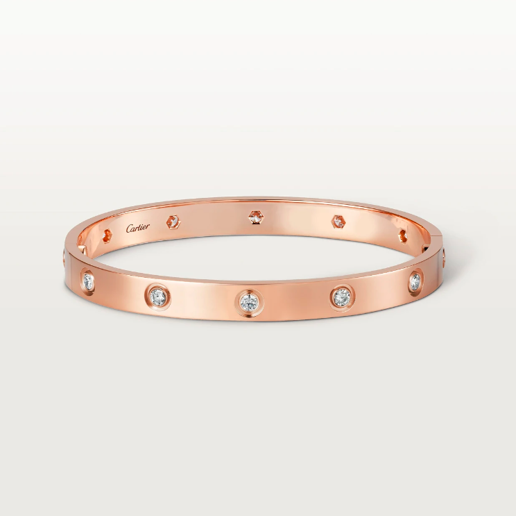 Jewelry Cartier - LOVE BRACELET, 10 DIAMONDS - B6070217, photo 1