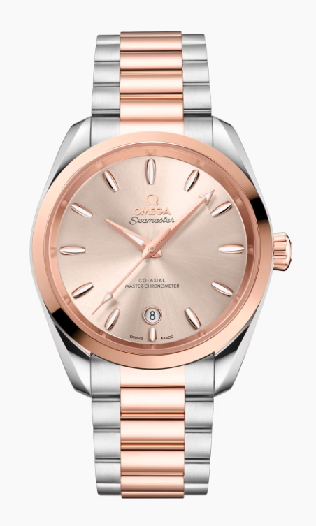 SEAMASTER AQUA TERRA SHADES 38 MM, STAHL ‑ SEDNA™‑GOLD MIT STAHL‑ UND SEDNA™‑GOLDBAND