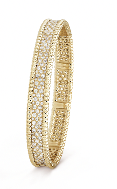 Perlée diamonds bracelet, 3 rows, small model