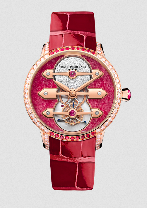 Girard Perregaux Tourbillon with Three Gold Bridges Ruby Heart