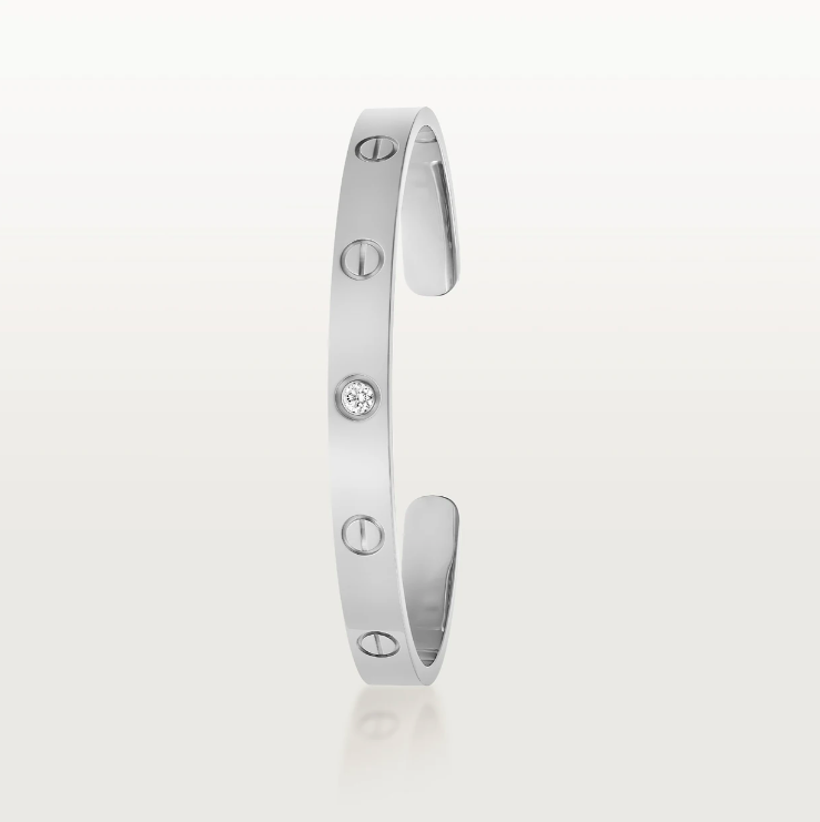 Ювелірна прикраса Cartier - LOVE BRACELET, 1 DIAMOND - B6029917, фото 1