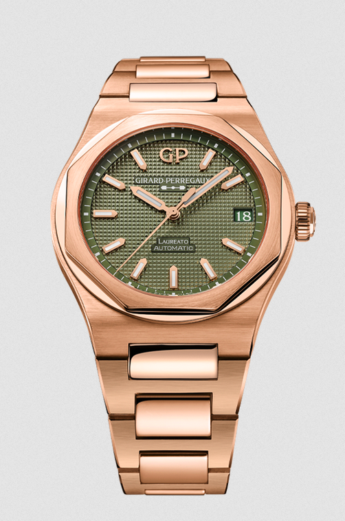 Swiss watches Girard Perregaux - Girard Perregaux Laureato 42 mm -  81010-52-3333-1CM, photo 1