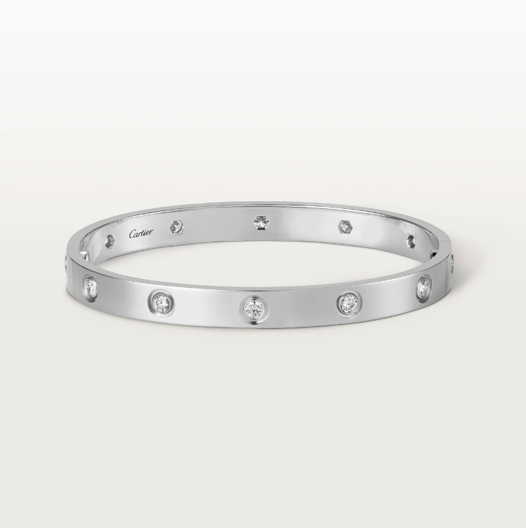 Ювелирное украшение Cartier - LOVE BRACELET, 10 DIAMONDS - B6070417, фото 1