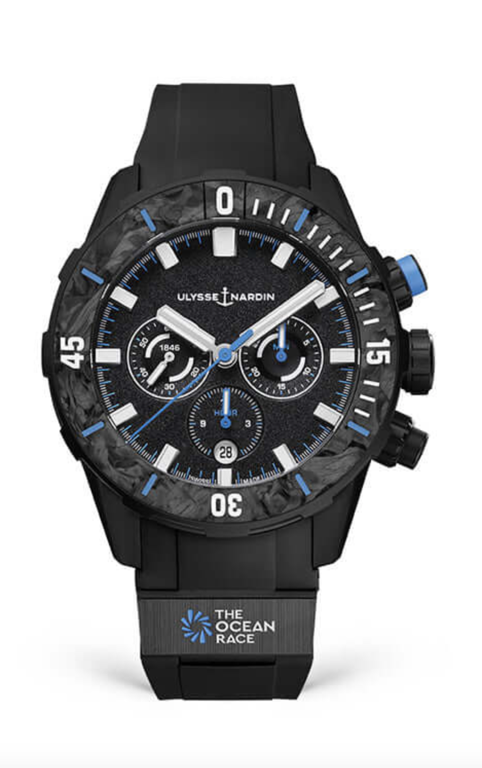 Swiss watches Ulysse Nardin - Ulysse-Nardin DIVER CHRONOGRAPH THE OCEAN RACE - 1503-170LE-2A-TOR/3A, photo 1