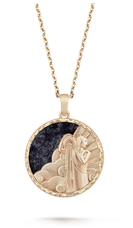 Zodiaque long necklace Aquarii (Aquarius)
