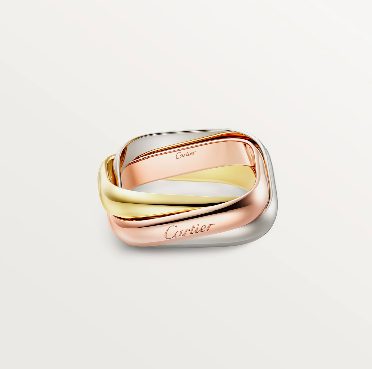 Ювелірна прикраса Cartier - TRINITY CUSHION RING, MEDIUM MODEL - B4240652, фото 1