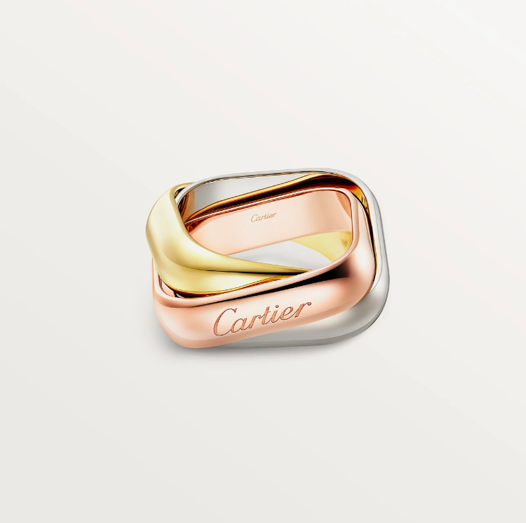 Ювелірна прикраса Cartier - TRINITY CUSHION RING, LARGE MODEL - B4239952, фото 1