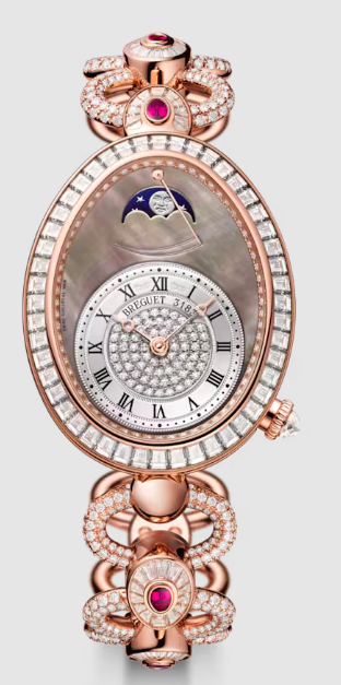 Часы Breguet - Reine de Naples Phase de Lune 8909 - 8909BR/8T/J29 DDDR, фото 1