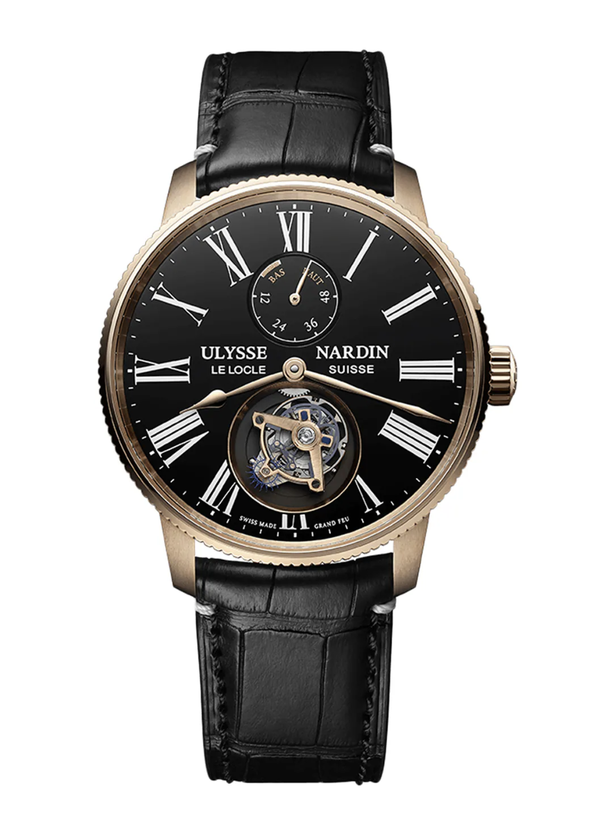 Годинник Ulysse Nardin - Ulysse-Nardin MARINE TORPILLEUR TOURBILLON - 1282-310LE-2AE-175/1A, фото 1