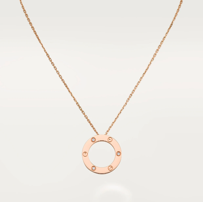 Ювелирное украшение Cartier - LOVE NECKLACE, 3 DIAMONDS - B7014700, фото 1