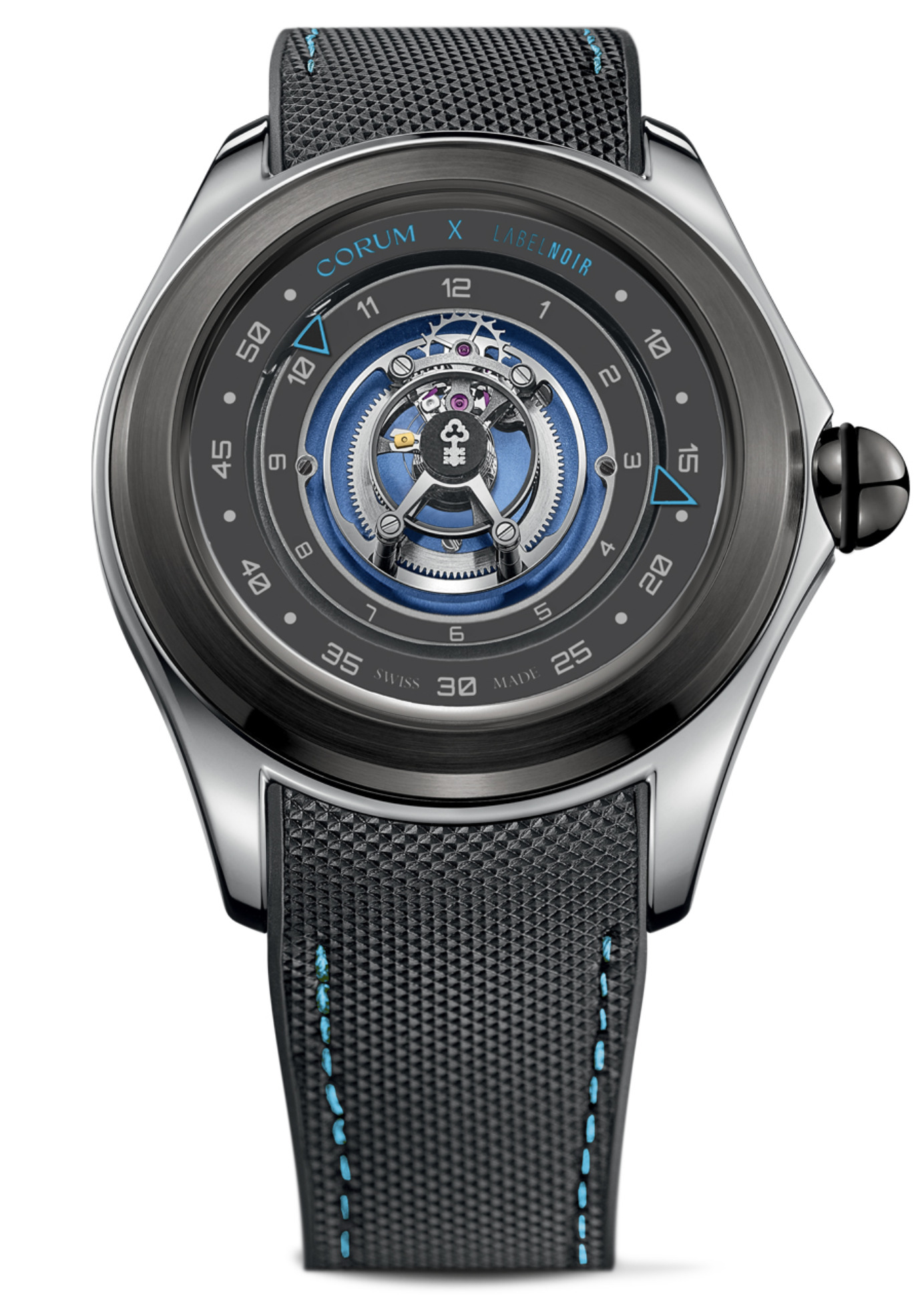 Часы Corum - BUBBLE 47 CENTRAL TOURBILLON X LABEL NOIR - L406/04459, фото 1 Часы Corum - BUBBLE 47 CENTRAL TOURBILLON X LABEL NOIR - L406/04459, фото 1