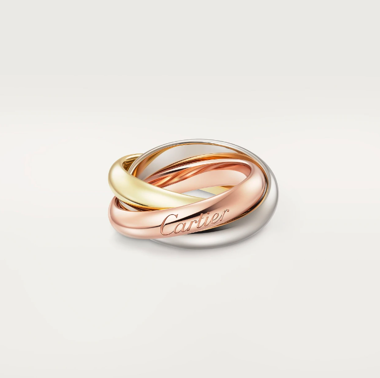 Ювелирное украшение Cartier - TRINITY RING, LARGE MODEL - B4236152, фото 1