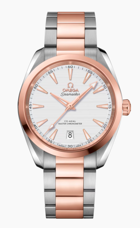 SEAMASTER AQUA TERRA 150 M 38 MM, STAHL ‑ SEDNA™‑GOLD MIT STAHL‑ UND SEDNA™‑GOLDBAND 220.20.38.20.02.001