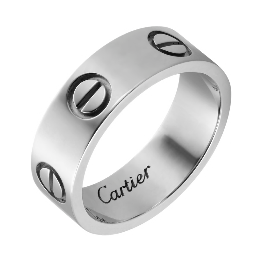 CARTIER LOVE RING WHITE GOLD