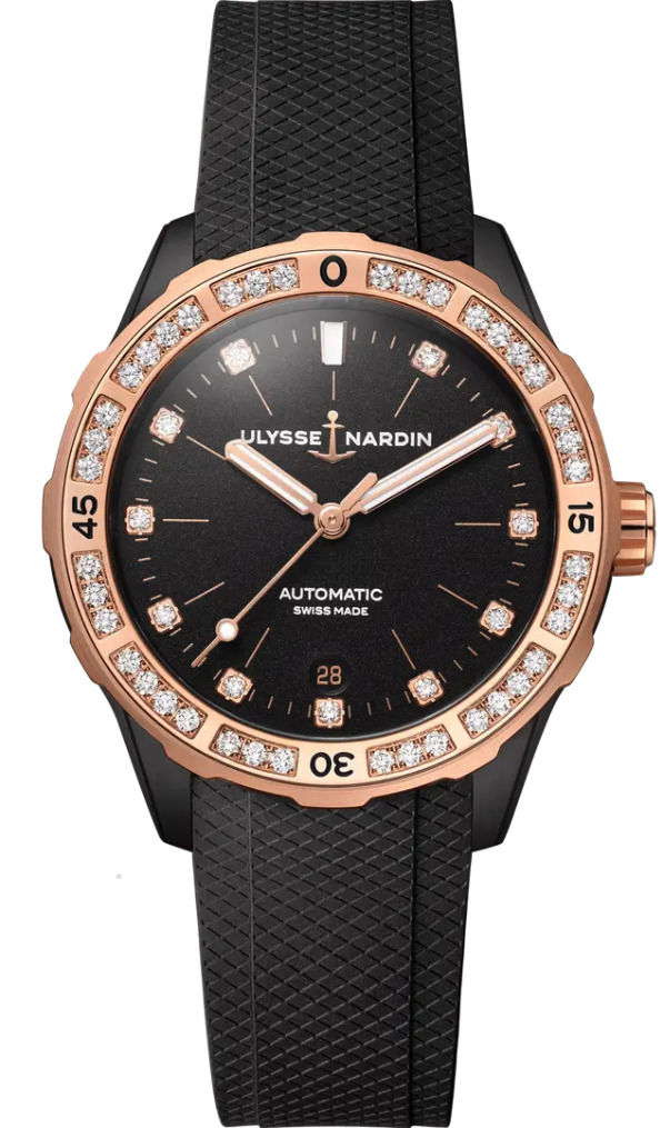 Часы Ulysse Nardin - DIVER 39MM - 8165-182B-3/BLACK, фото 1 Часы Ulysse Nardin - DIVER 39MM - 8165-182B-3/BLACK, фото 1