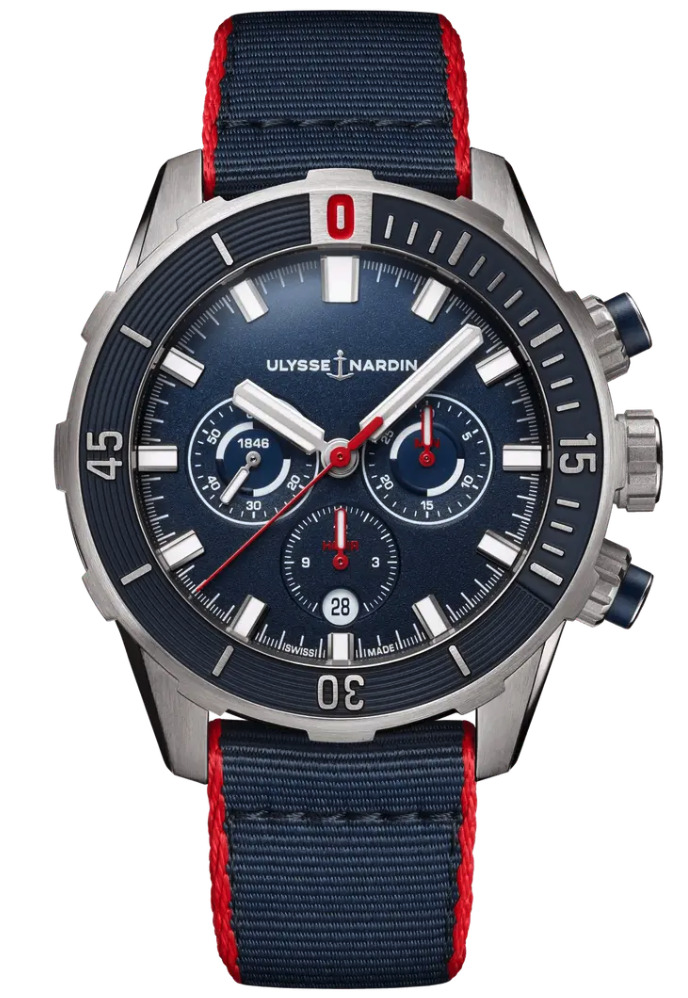 Часы Ulysse Nardin - DIVER CHRONOGRAPH - 1503-170-3A/0A, фото 1 Часы Ulysse Nardin - DIVER CHRONOGRAPH - 1503-170-3A/0A, фото 1