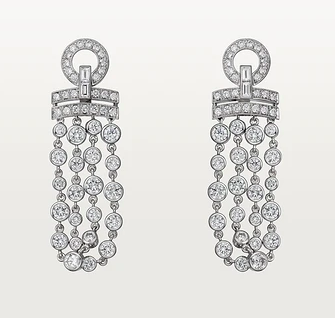 Ювелірна прикраса Cartier - AGRAFE EARRINGS - H8000654, фото 1