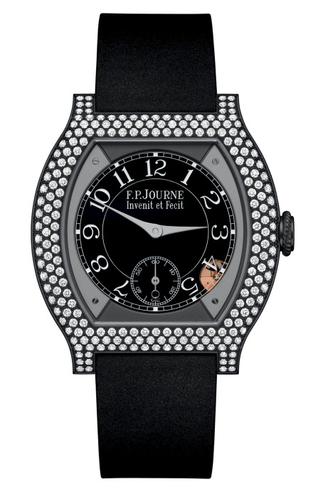 Swiss watches F.P.Journe  - ÉLÉGANTE 40 MM TITALYT® 12 ROWS OF DIAMONDS - ELT, photo 1