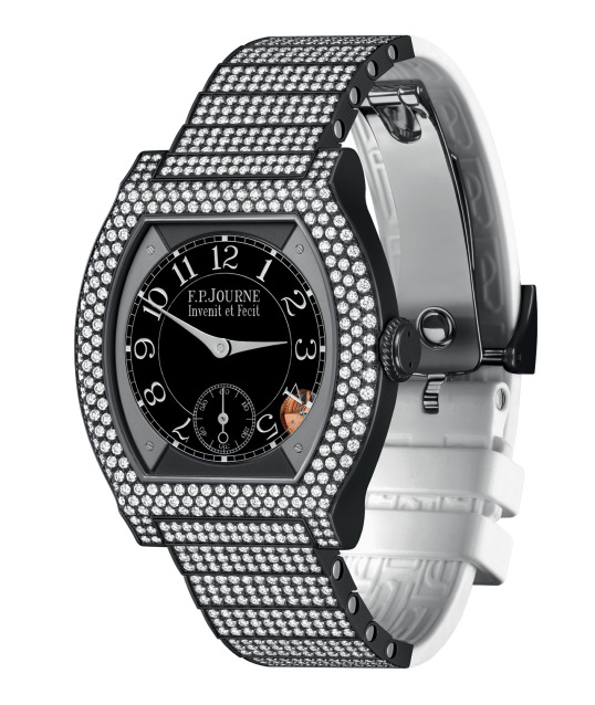 Swiss watches F.P.Journe - ÉLÉGANTE 40 MM TITALYT® WITH 12 ROWS OF DIAMONDS AND SET BRACELET - ELT, photo 1 Swiss watches F.P.Journe - ÉLÉGANTE 40 MM TITALYT® WITH 12 ROWS OF DIAMONDS AND SET BRACELET - ELT, photo 1