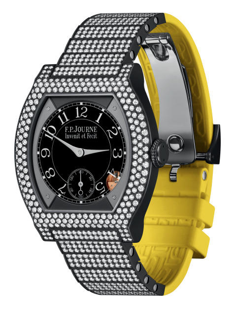 Swiss watches F.P.Journe - ÉLÉGANTE 40 MM TITALYT® WITH 12 ROWS OF DIAMONDS AND SET BRACELET - ELT, photo 1 Swiss watches F.P.Journe - ÉLÉGANTE 40 MM TITALYT® WITH 12 ROWS OF DIAMONDS AND SET BRACELET - ELT, photo 1