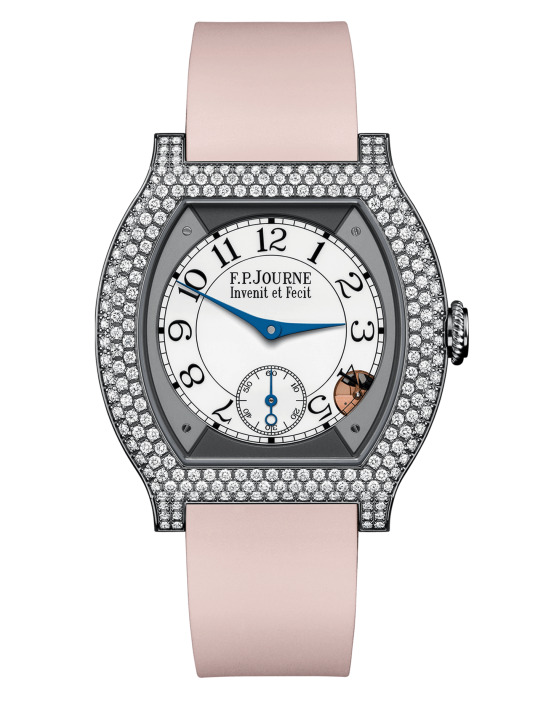 Swiss watches F.P.Journe - ÉLÉGANTE 40 MM TITANIUM 12 ROWS OF DIAMONDS - ELT, photo 1 Swiss watches F.P.Journe - ÉLÉGANTE 40 MM TITANIUM 12 ROWS OF DIAMONDS - ELT, photo 1