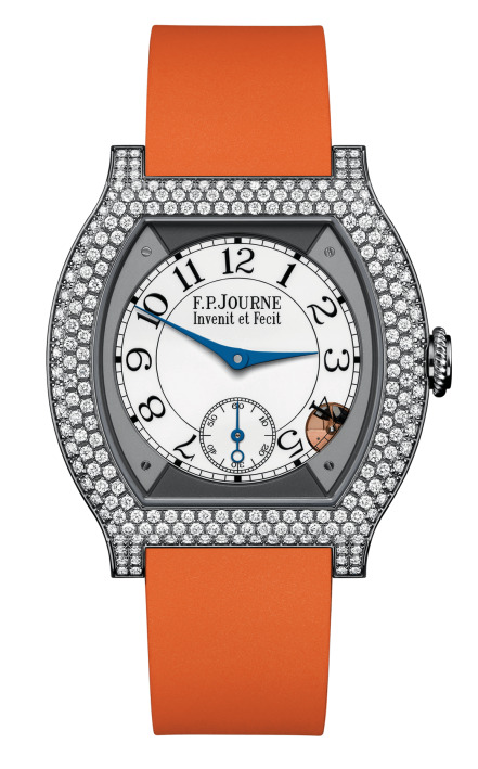 Swiss watches F.P.Journe - ÉLÉGANTE 40 MM TITANIUM 12 ROWS OF DIAMONDS - ELT, photo 1 Swiss watches F.P.Journe - ÉLÉGANTE 40 MM TITANIUM 12 ROWS OF DIAMONDS - ELT, photo 1